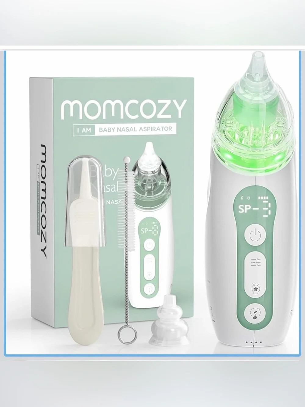Momcozy Baby Nasal Aspirator - Green